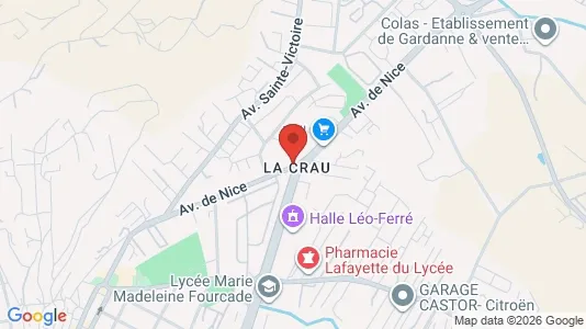 Apartments for rent i Aix-en-Provence - kort over placeringen