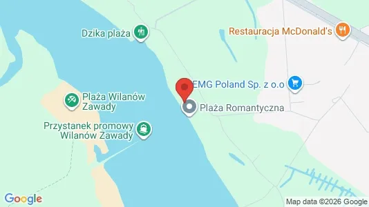 Apartments for rent i Warszawa Wawer - kort over placeringen