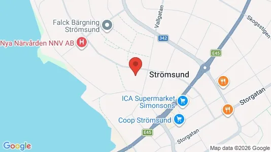 Apartments for rent i Strömsund - kort over placeringen