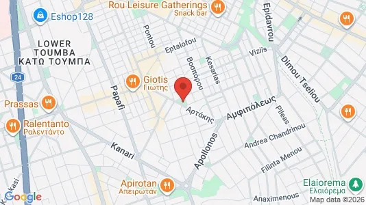 Apartments for rent i Pylaia-Chortiatis - kort over placeringen
