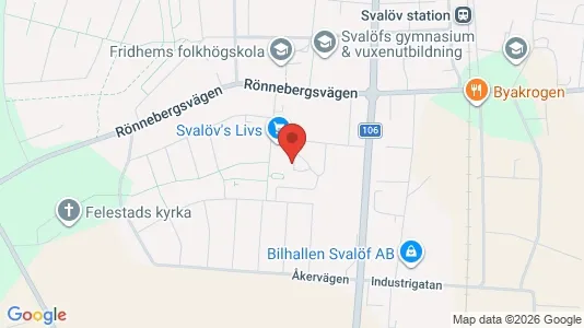 Apartments for rent i Svalöv - kort over placeringen