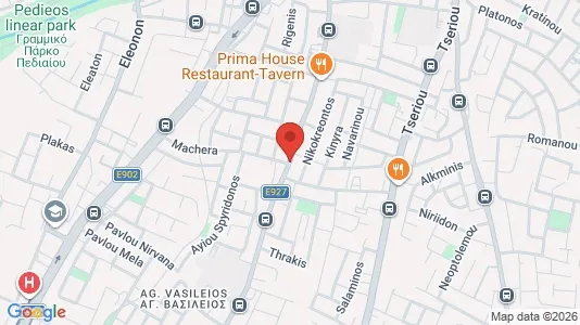 Apartments for rent i Nicosia Strovolos - kort over placeringen