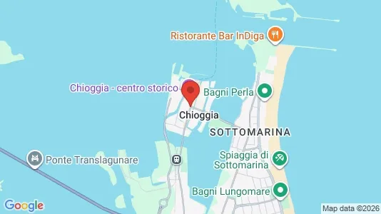 Apartments for rent i Chioggia - kort over placeringen