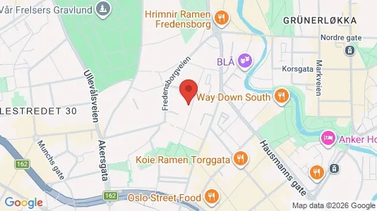 Apartments for rent i Oslo St. Hanshaugen - kort over placeringen