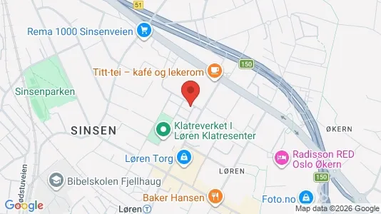 Apartments for rent i Oslo Grünerløkka - kort over placeringen