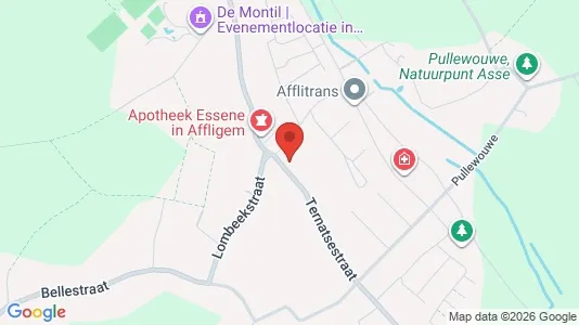 Apartments for rent i Affligem - kort over placeringen