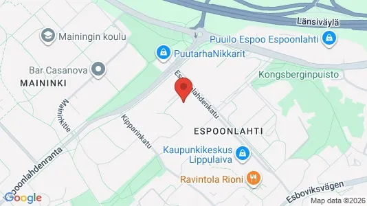 Apartments for rent i Espoo - kort over placeringen