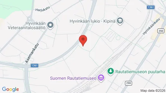 Apartments for rent i Hyvinkää - kort over placeringen