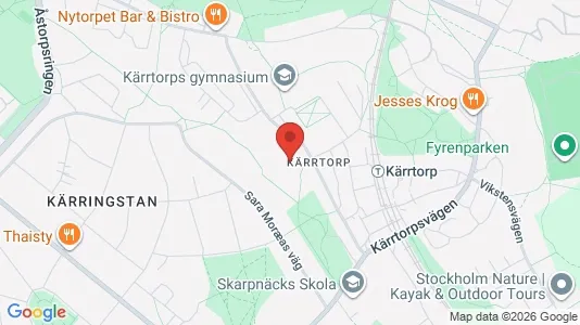 Apartments for rent i Stockholm South - kort over placeringen