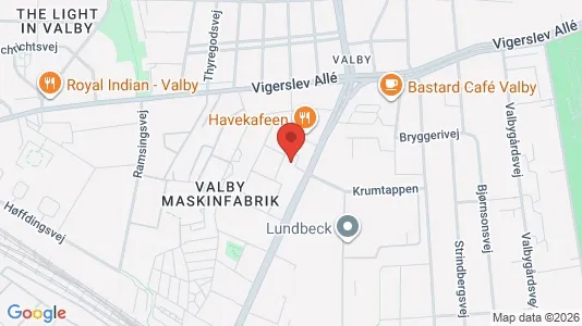 Apartments for rent i Valby - kort over placeringen