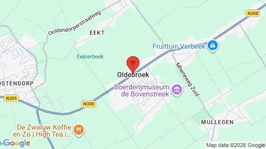 Apartments for rent i Oldebroek - kort over placeringen
