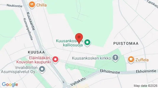 Apartments for rent i Kouvola - kort over placeringen