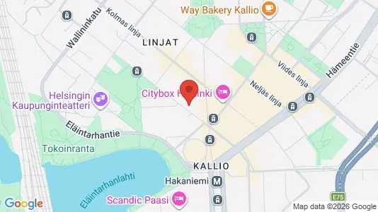 Apartments for rent i Helsinki Keskinen - kort over placeringen