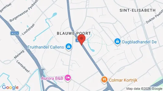 Apartments for rent i Kortrijk - kort over placeringen