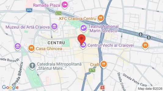 Apartments for rent i Craiova - kort over placeringen