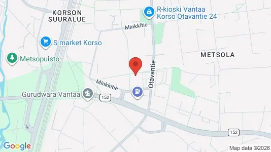 Apartments for rent i Vantaa - kort over placeringen