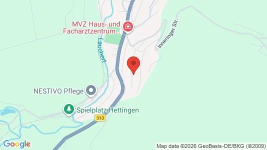 Apartments for rent i Sigmaringen - kort over placeringen
