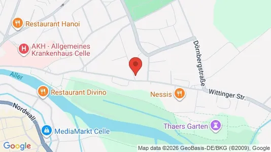 Apartments for rent i Celle - kort over placeringen