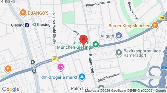 Apartments for rent i Munich Berg am Laim - kort over placeringen