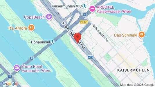 Apartments for rent i Vienna Donaustadt - kort over placeringen