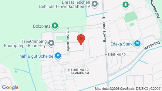 Apartments for rent i Halle (Saale) - kort over placeringen