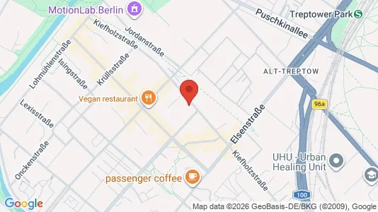 Apartments for rent i Berlin Treptow-Köpenick - kort over placeringen