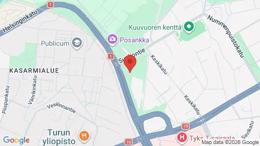 Apartments for rent i Turku - kort over placeringen