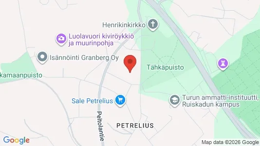 Apartments for rent i Turku - kort over placeringen