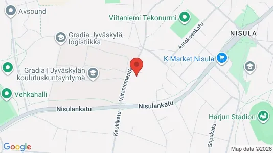 Apartments for rent i Jyväskylä - kort over placeringen