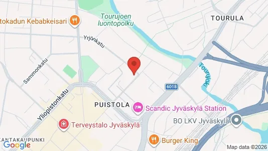 Apartments for rent i Jyväskylä - kort over placeringen