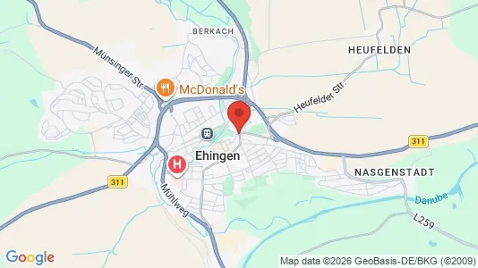 Apartments for rent i Alb-Donau-Kreis - kort over placeringen