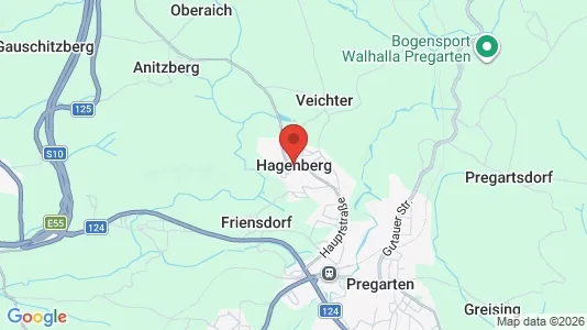 Apartments for rent i Hagenberg im Mühlkreis - kort over placeringen