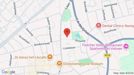 Apartments for rent i Nunspeet - kort over placeringen