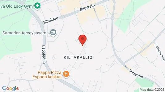Apartments for rent i Espoo - kort over placeringen