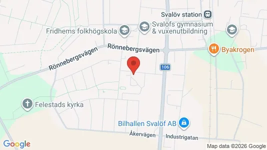 Apartments for rent i Svalöv - kort over placeringen