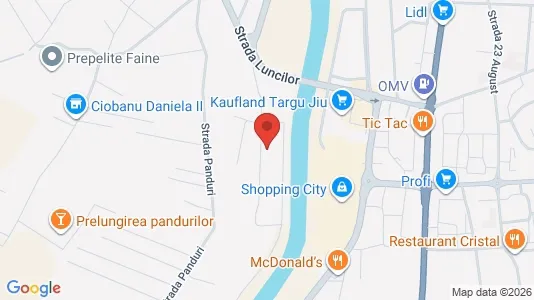 Apartments for rent i Târgu Jiu - kort over placeringen