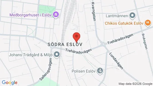 Apartments for rent i Eslöv - kort over placeringen