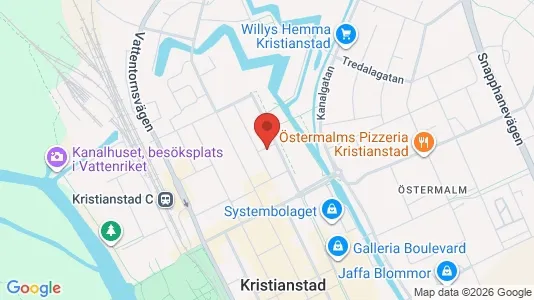 Apartments for rent i Kristianstad - kort over placeringen