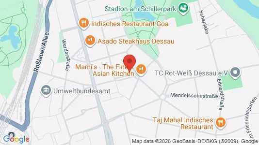 Apartments for rent i Dessau-Roßlau - kort over placeringen
