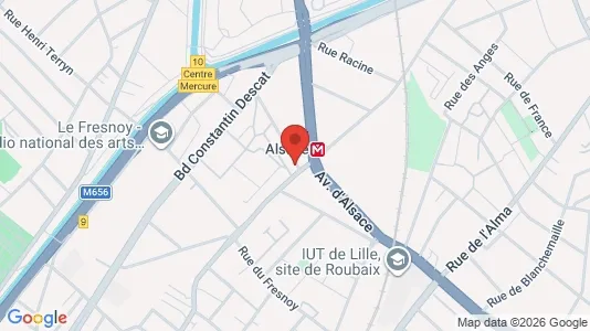 Apartments for rent i Lille - kort over placeringen