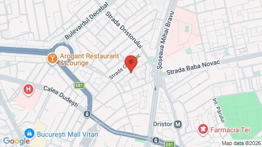 Apartments for rent i Bucharest - Sectorul 3 - kort over placeringen