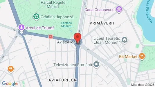 Apartments for rent i Bucharest - Sectorul 1 - kort over placeringen