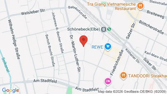 Apartments for rent i Salzlandkreis - kort over placeringen