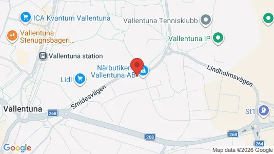 Apartments for rent i Vallentuna - kort over placeringen