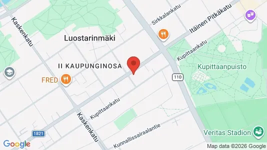 Apartments for rent i Turku - kort over placeringen