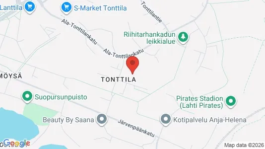 Apartments for rent i Lahti - kort over placeringen