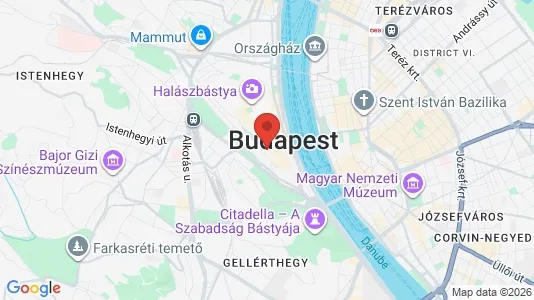 Houses for rent i Budapest Várkerület - kort over placeringen