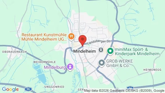 Apartments for rent i Unterallgäu - kort over placeringen