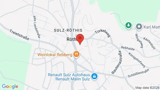Apartments for rent i Röthis - kort over placeringen