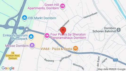 Apartments for rent i Dornbirn - kort over placeringen